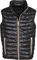 REPLY pánská prošívaná vesta s kontrastním zipem