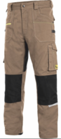 Kalhoty pánské CXS STRETCH, reflexní doplňky, 98% bavlna 2% elastan, 250g/m2,