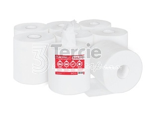 Maxi 110 papírové ručníky v roli,dvouvrstvé,100% celuloza,110 m,extra bílá(BAL=6rolí)