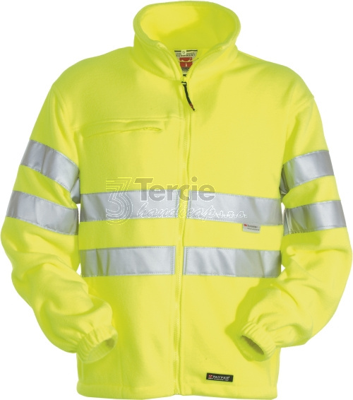 LIGHT HiVis mikina reflexní fleecová,EN ISO 203471,Třída 3