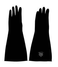 Chemprotec MW délka 40 cm latexové rukavice