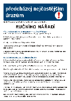 Pravidla bezpečné práce pro ruční nářadí, A3,plast