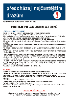 Pravidla bezpečnosti práce při nabíjení akumulátorů,A3,plast