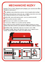 Pravidla bezpečné práce pro mechanické nůžky,A3 plast, 1835