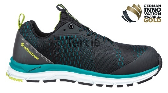 AER55 IMPULSE BLACK BLUE LOW S1P ESD HRO SRA bezpečnostní polobotka,černá/modrá,EN ISO 20345:2011