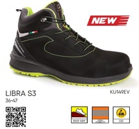 LIBRA S3 SRC ESD kotníková bezpečnostní obuv,EN ISO 20345:2012,UNI 11583: 2015