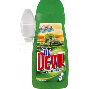 Dr. Devil, WC gel + košíček, 400 ml, vůně jablko,citron,aqua