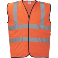 LYNX ESD reflexní vesta oranžová,vel.L,EN ISO 20471(Třída 2),EN 61340-5-1,EN ISO 13688