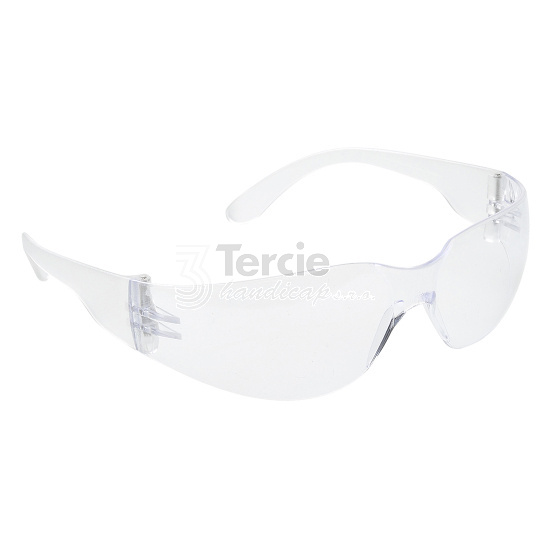 PW32CCLWRAP AROUND čiré ochranné brýle,straničky transparentní EN166 1F