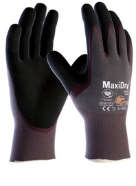 MaxiDry® 56-424 ATG® pracovní rukavice základně máčené NBR nitrilem EN388(4121A)