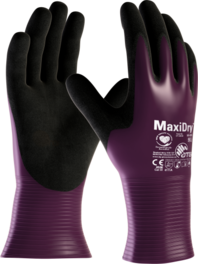 MaxiDry® 56-426 ATG® pracovní rukavice máčené NBR nitrilem EN 388(4111A)