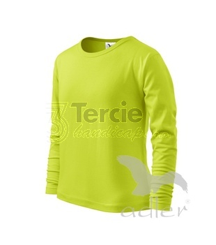 FIT-T LS limetková,vel.110/4 roky,triko dětské s dlouhým rukávem
