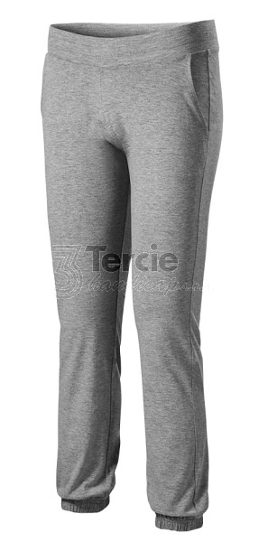 LEISURE tmavě šedý melír,vel.XL,tepláky dámské
