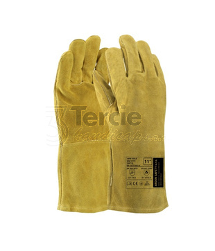 ARDON®4MIG GOLD svářečské rukavice z hovězí štípenky,EN388(3144X),EN407(413X4X),EN12477 (Typ A)
