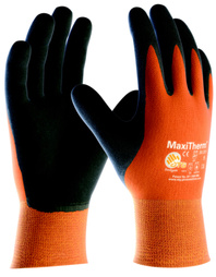 MAXITHERM® 30-201,s prodejní etiketou,rukavice z akrylového úpletu,polomáčená v latexu,EN388(1241B),EN407(X2XXXX),EN511(X1X)