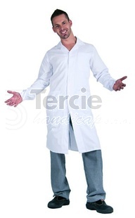FERN pánský bílý plášť,100%ba,190g/m2