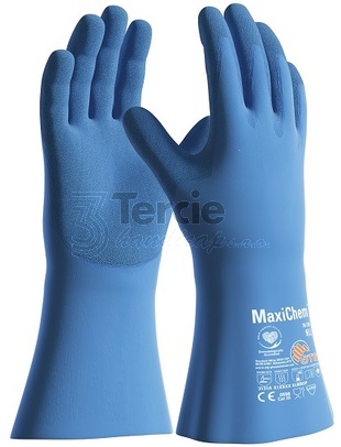 ATG® MaxiChem® 76-730-TRItech™ chemické rukavice,EN388(3131A),EN407(X1XXXX),EN374-1 typ A (KLMNOP),EN374-5