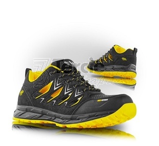 VM FOOTWEAR TENERIFE S1P černá-žlutá,polobotka bezpečnostní,EN ISO 20345:2012