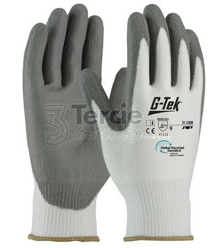 G-Tek® 31-330R-EN G-TEK 3RX úpletové rukavice s šedou vrstvou nitrilové pěny,EN388(4121X)