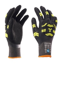 PAYPER® P/IMPACT 18FULL rukavice celomášené v nitrilu odolné proti nárazu a proříznutí,EN 388 (4X42DP),EN 407 (x1xxxx)