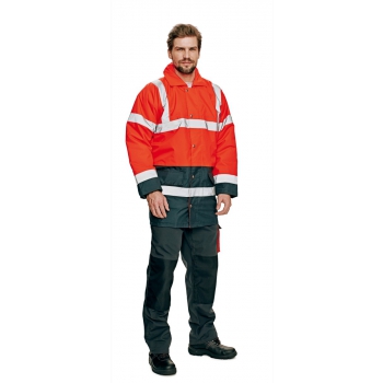 HiVis červená/navy