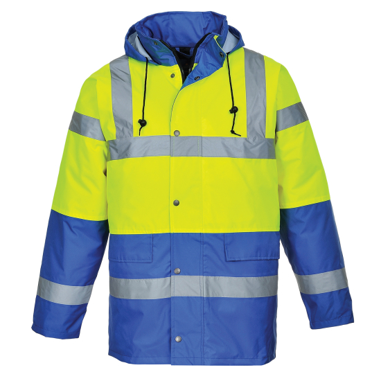 HiVis žlutá/royal modrá