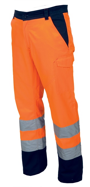 HiVis oranžová/modrá