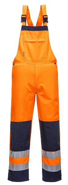 HiVis oranžová/modrá