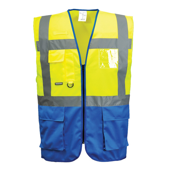 HiVis žlutá-royal modrá