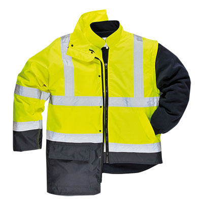 HiVis žlutá/modrá