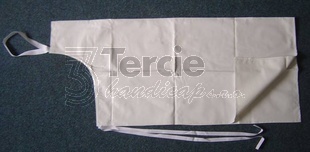 Zástěra PVC s tkalounem za krk a okolo pasu