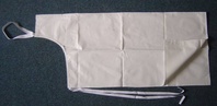 Zástěra PVC s tkalounem za krk a okolo pasu