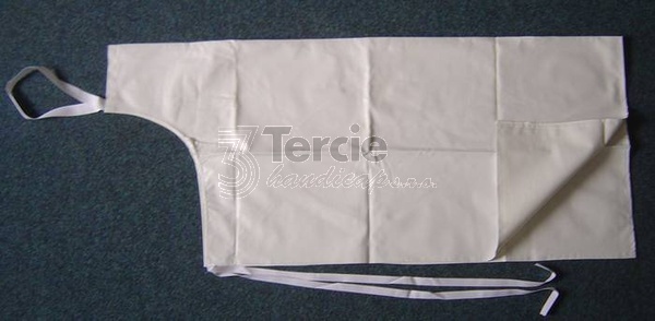 Zástěra PVC dlouhá s tkalounem za krk a okolo pasu