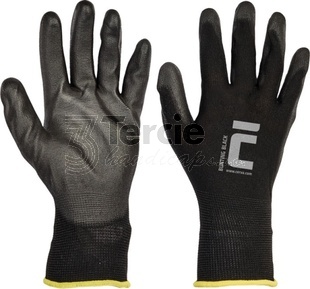 BUNTING BLACK nylonové rukavice povrstvené PU,EN420,EN388:2016 (4131X)