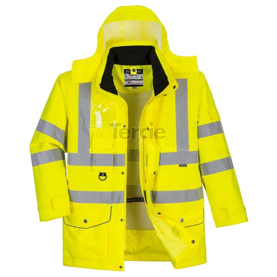 S427 Traffic 7v1 HiVis reflexní bunda žlutá,EN ISO 20471(Třída 3),EN343(3:3),EN342