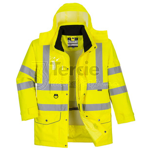 S427 Traffic 7v1 HiVis reflexní bunda žlutá,EN ISO 20471(Třída 3),EN343(3:3),EN342