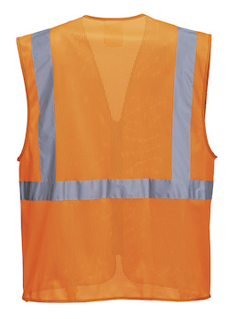 PORTWEST® C376 HiVis vesta reflexní Athens MeshAir Executive,EN ISO20471 Třída 2 - C376ORR_R.jpg