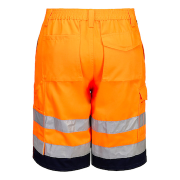 PORTWEST® E043 HiVis reflexní kraťasy,EN ISO 20471 Třída 1 - E043ONR_R.jpg