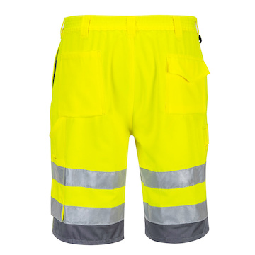 PORTWEST® E043 HiVis reflexní kraťasy,EN ISO 20471 Třída 1 - E043YGY_R.jpg