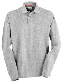 PAYPER® LONG NATION polokošile pánská s dlouhým rukávem - LONG_NATION_melange_grey.jpg