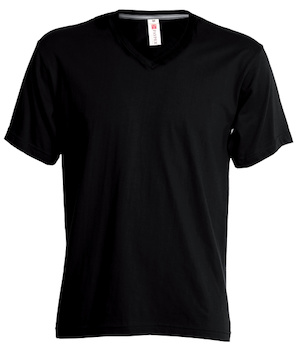 PAYPER® V-NECK LADY dámské triko s krátkým rukávem - V_NECK_LADY_black.jpg