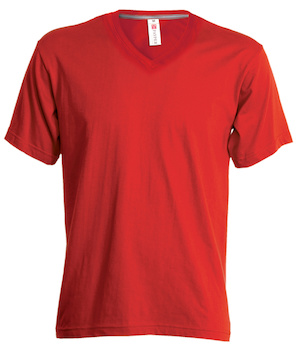 PAYPER® V-NECK LADY dámské triko s krátkým rukávem - V_NECK_LADY_red.jpg