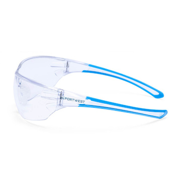 PORTWEST® PS19CLR základní brýle ochranné straničkové,EN 166 1 FT K N,EN 170 2C-1.2,EN 172 5-3.1 - PS19CLR_R.jpg