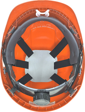 PORTWEST® PW54 přilba Endurance Plus Visor včetně hledí,neventilovaná,kolečko,EN397 - PW54ORR_R.jpg