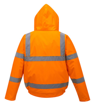 PORTWEST® S463 BOMBER HiVis reflexní bunda,EN20471(Třída 3),EN343(31X),WP15 000mm,EN342 - S463ORR_R.jpg