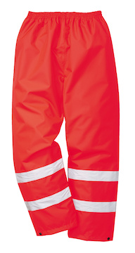 PORTWEST® S480 reflexní kalhoty do pasu nepromokavé,EN ISO 20471,GO/RT,RIS-3279-TOM - S480_kalhoty_Hi-Vis_červená.jpg