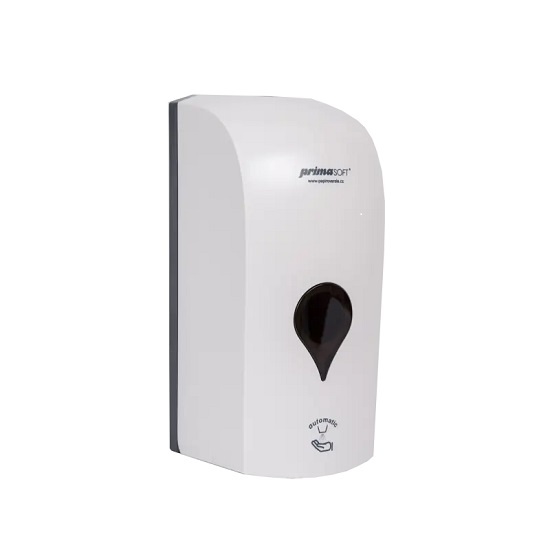 primaSOFT® 090312 automatický dávkovač tekutého mýdla/gelu/dezinfekce s podmiskou bílý - 090312_davkovac.jpg