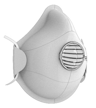 REFIL 1031 FFP2 NR D respirátor tvarovaný s ventilkem (BOX=10ks) EN 149:2001+A1 2009 - REFIL_1031_FFP2_0701013199999.jpg