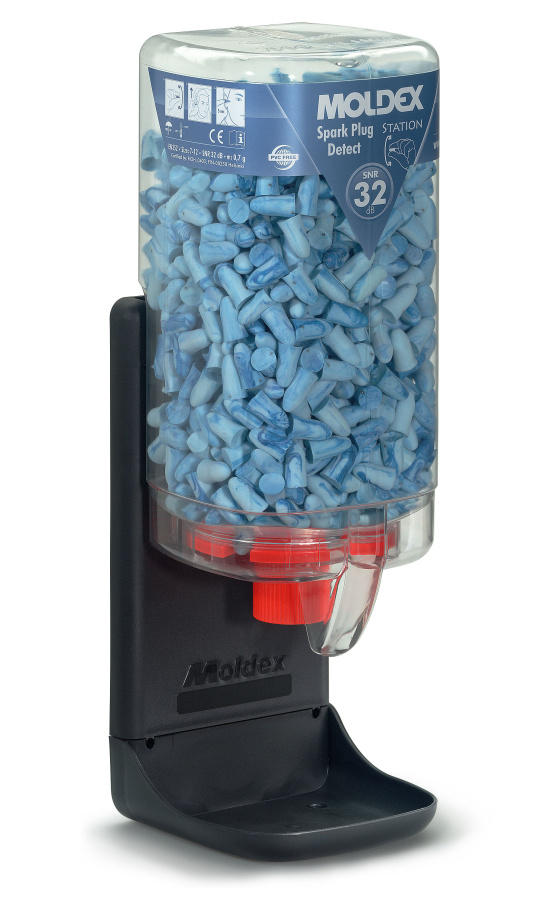 Moldex® 785901 Spark Plugs® Detect zátky do uší ve velkém dózovníku,SNR 32dB (BAL=500 párů) - 7859-01-09.jpg