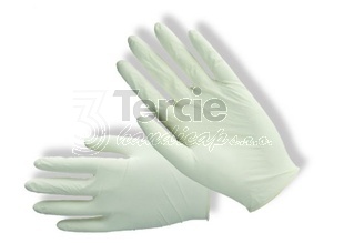 PD-LX-PWF nepudrované jednorázové latexové rukavice,bílá(BOX=100)